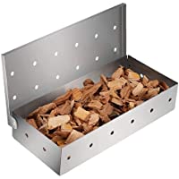 Ahumador- Accesorios para Barbacoas y Ahumadores de Acero Inoxidable- Ahumador de Alimentos para Parrilla Carbón a Gas…